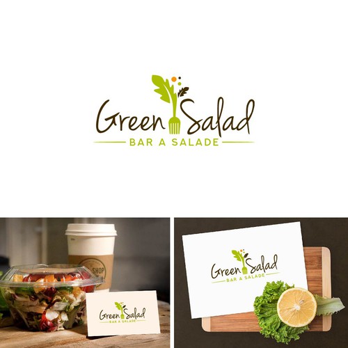 GREEN SALAD need his logo Design by Creator Hub