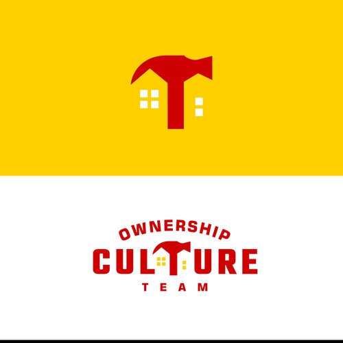 Clean logo for a construction company Design by Marcos!