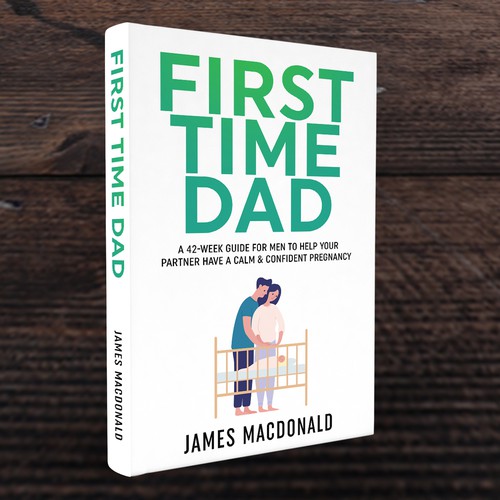 Book cover art appealing to First Time Dad & Expectant Mums Design réalisé par Trivuj