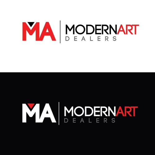 Create a MODERN logo and business card for a fine art gallery specializing in modern art Design by wendizzle10