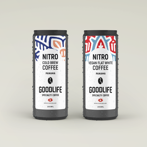 Design an exciting new coffee beverage label for launch in Switzerland Design by Daniela❧M