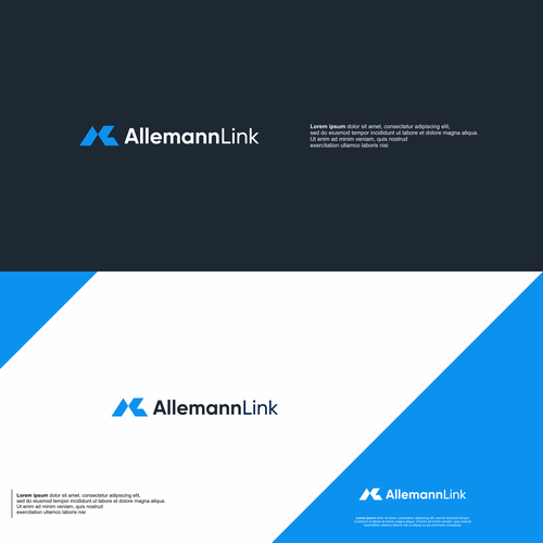 Software/Data analysis company logo embedding the letter A and L Design by groww_art