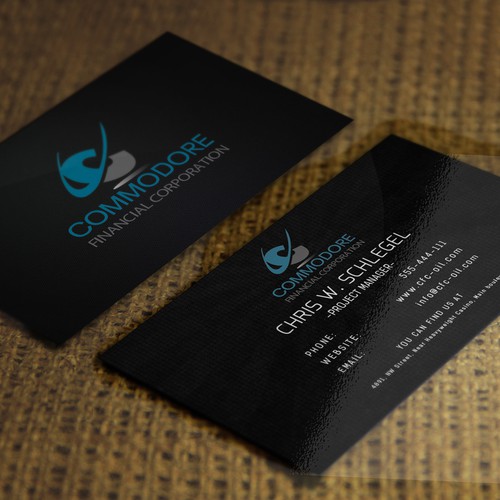 Create the next business card for CFC OIL AND GAS  Design by DizneGeek