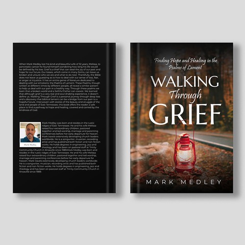 Book Cover: "Walking Through Grief" Guaranteed Winner! Design by H.Khush