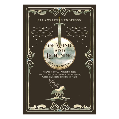 Fantasy book cover design Design by dienel96