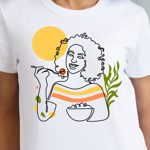 Soul Food/Foodie Themed T-Shirt Designs Design von yulianzone