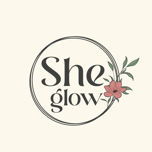 Let's help women glow! Design a beautiful logo for SheGlows Design by QPR