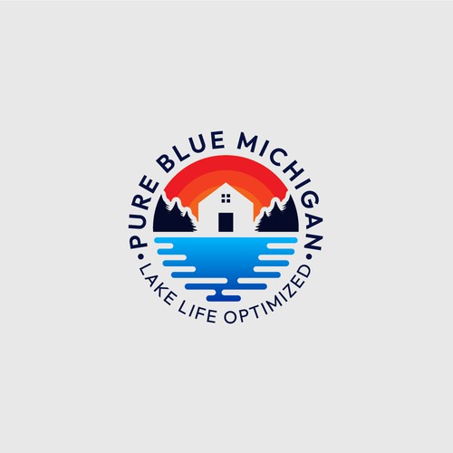 Pure Blue Michigan Design by DOCE Creative Studio