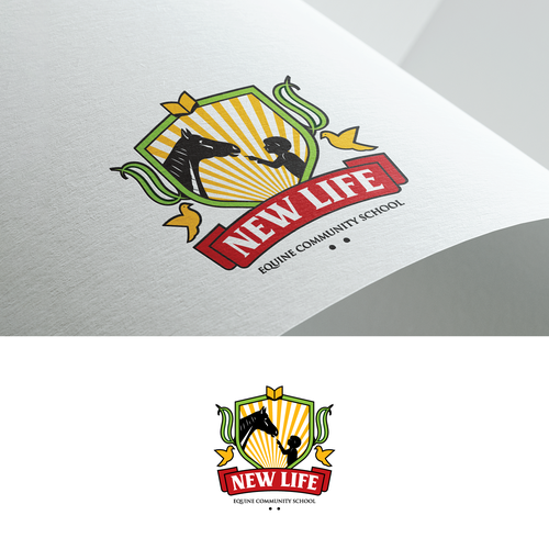 Equine Ministry School Logo Diseño de Raju Anto