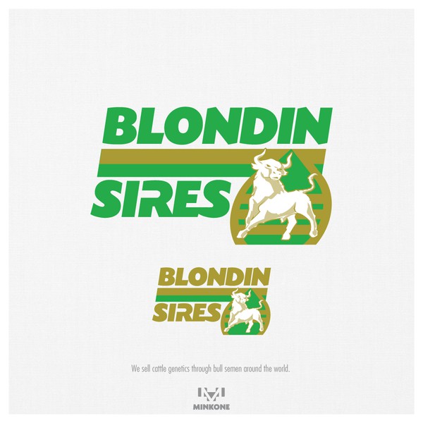 A logo concept for a cattle genetics company 