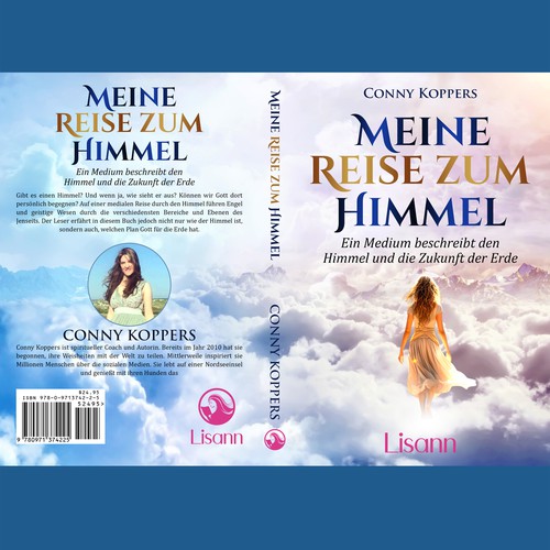 Cover for spiritual book My Journey to Heaven Ontwerp door Bigpoints