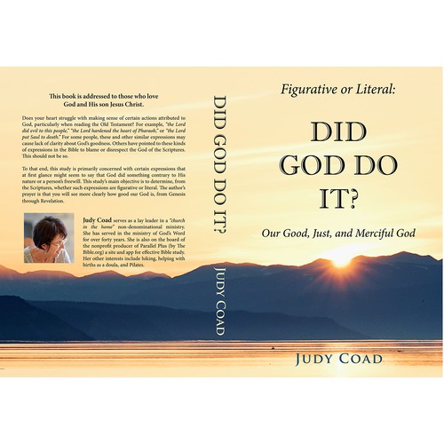 Design book cover and e-book cover  for book showing the goodness of God Design by kolevka