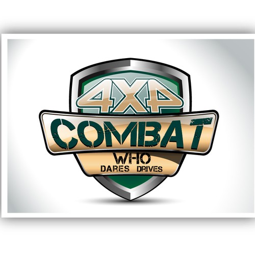 logo for 4x4 COMBAT Design by florin J.