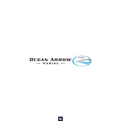 Business name logo for the marine industry Design by Louka.