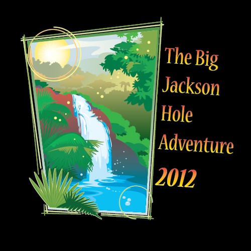 t-shirt design for Jackson Hole Adventures Design by A d i t y a