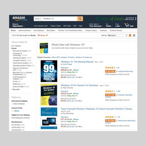 Create a *UNIQUE and BOLD Cover* for a Computer Book on Windows 10 (ebook and paperback) Design by LianaM