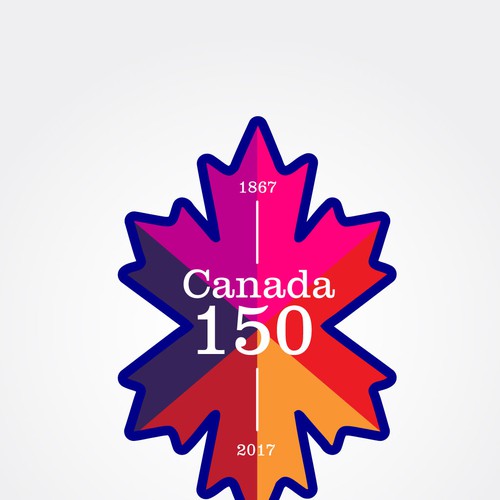 Community contest: Design Canada’s 150th birthday logo! Design by ColorGum™