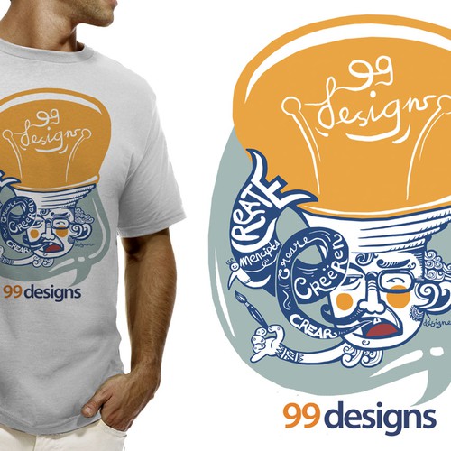 Create 99designs' Next Iconic Community T-shirt Design by Koesnoel80