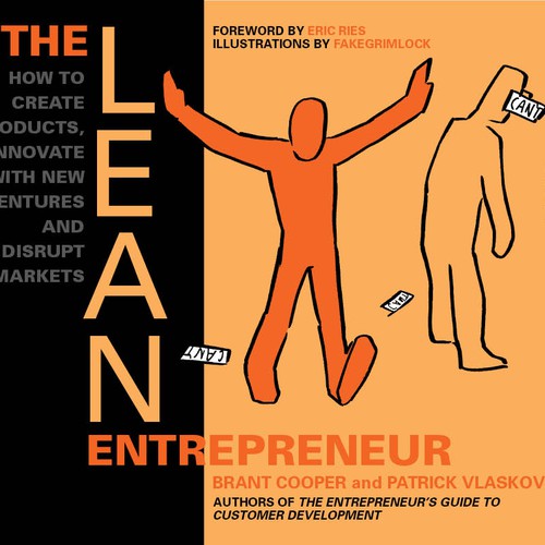 EPIC book cover needed for The Lean Entrepreneur! Diseño de A.MillerDesign
