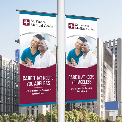 Design a banner that attracts older adults & families to use our specialized senior care & services Design réalisé par Sketch Media™