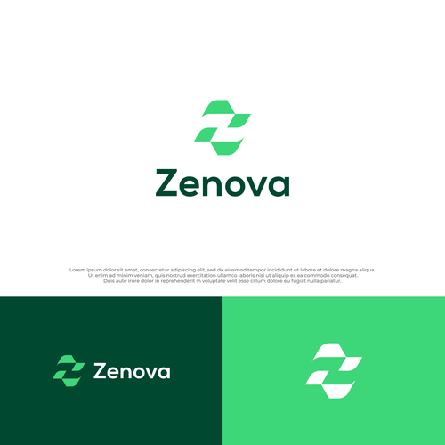 Zenova Logo: Revolutionary suite of health and wellness mobile apps Design by dir.de