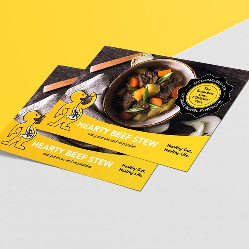 Recipe flyer template Design réalisé par ChinYii