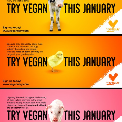 Create a high impact London Underground campaign for Veganuary. Design by Hass Hijazi