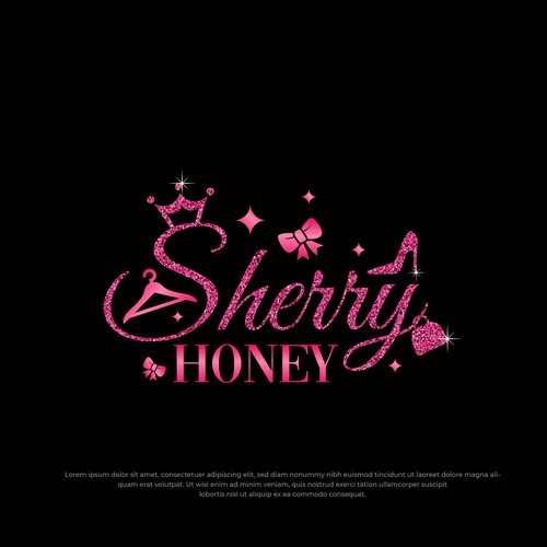 Sherry Honey clothing logo Design by MotionPixelll™