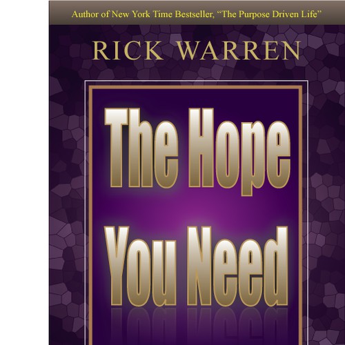 Design Rick Warren's New Book Cover Diseño de KamNy