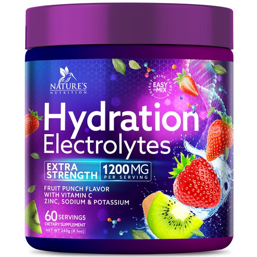 Hydration Electrolytes Design Needed for Nature's Nutrition Design by Black-Pepper