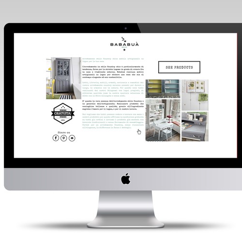 Landing page design contest entry by Andi S.