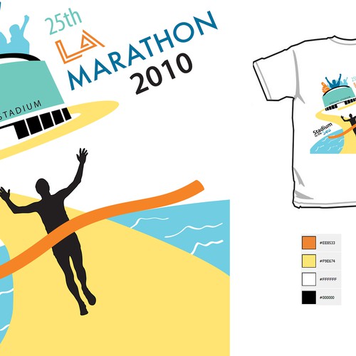 LA Marathon Design Competition Design by sbl03