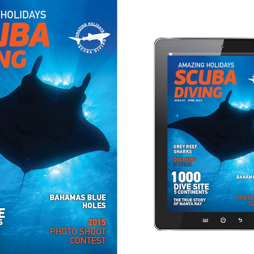 eMagazine/eBook (Scuba Diving Holidays) Cover Design Réalisé par Stefanosp