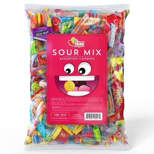 Design a modern, clean, chic, and professional candy label. Réalisé par znakovanj