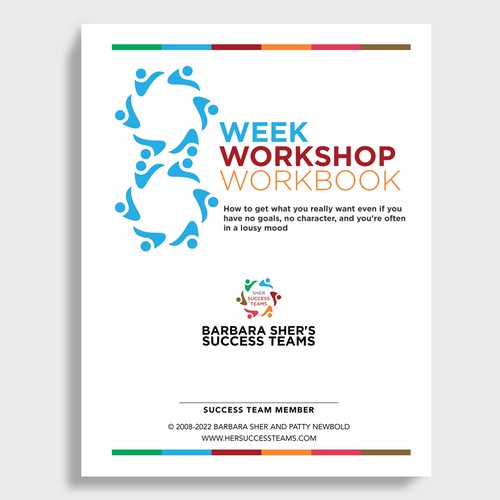 Workbook front cover for adults with big dreams - make me smile Design by Mr.TK