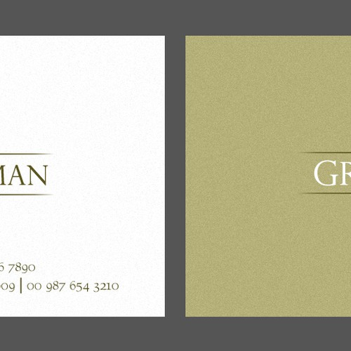 Help Grossman LLP with a new stationery デザイン by cknamkoi