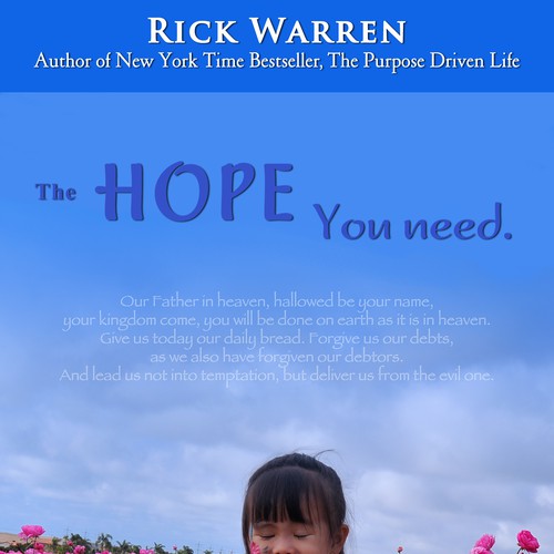Design Rick Warren's New Book Cover Design by Melly Pangestu