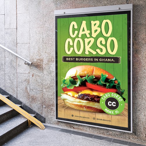 Billboard for Burger Company Design by Sankkartist