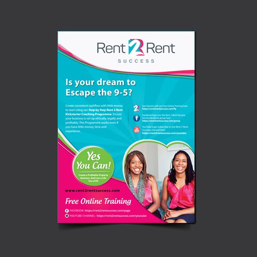 Create a Ridiculously Good Flyer for Rent 2 Rent Success Design réalisé par Zewal