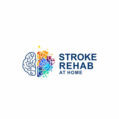 "Design a colorful logo for an online stroke rehabilitation brand" Design by analuna