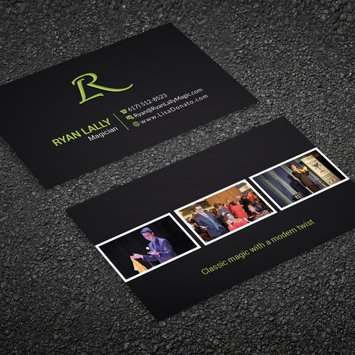 Design a magician's business card Design by Branding_BD