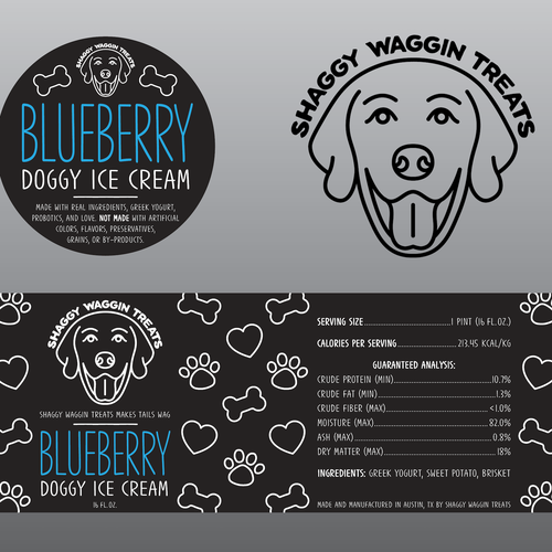 Dog 2025 treat labels