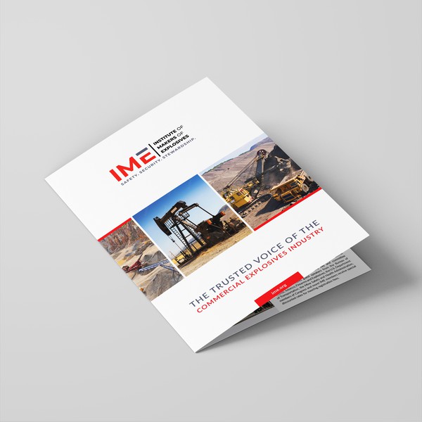 Clean brochure for the Institute of Makers of Explosives