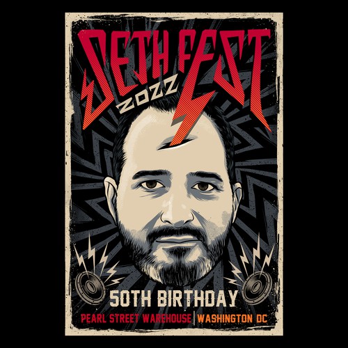 Design Poster and t-shirt needed for heavy metal party! por Riskiyan W