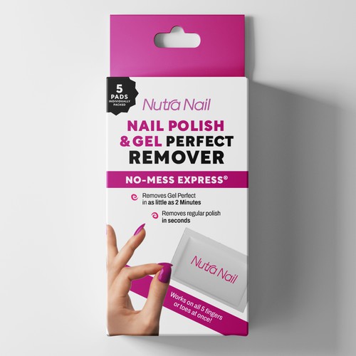 Nutra Nail Gel Remover Design by SRGrafica