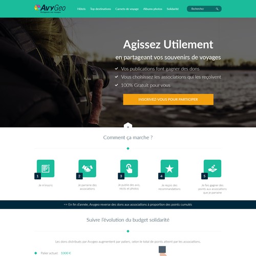 Landing page design contest entry by Hellen M.