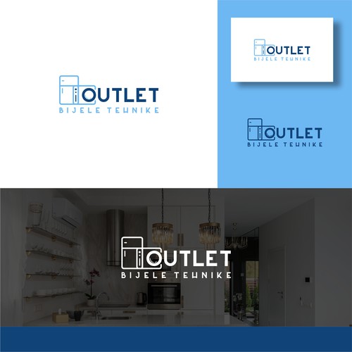 New logo for home appliances OUTLET store Ontwerp door NuriCreative