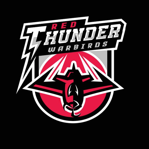 RED THUNDER LOGO Design by JDRA™