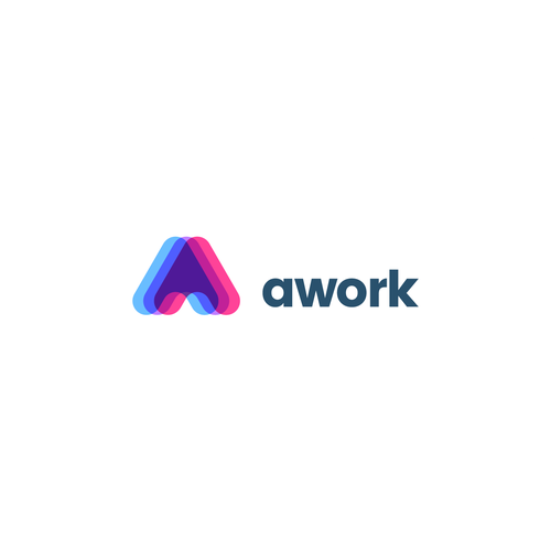 New logo for AI-based productivity software "awork" Diseño de Tomillo