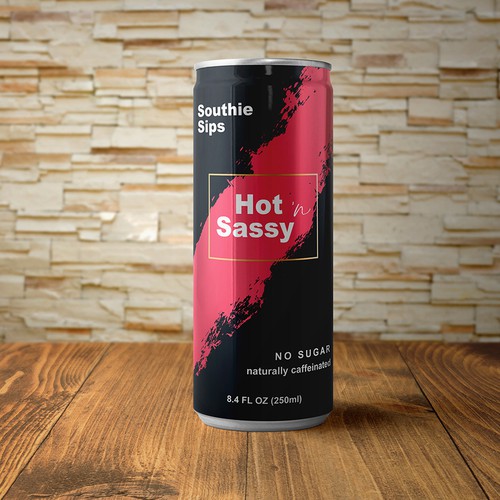 Minimalist beer can design Design by Feather Art Design Studio